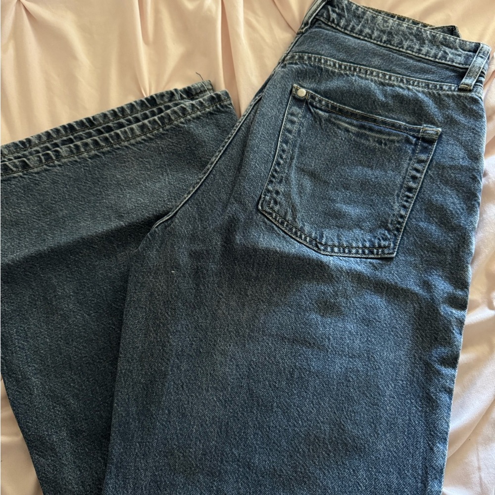 H&M High Rise Women Jeans - Dark Blue